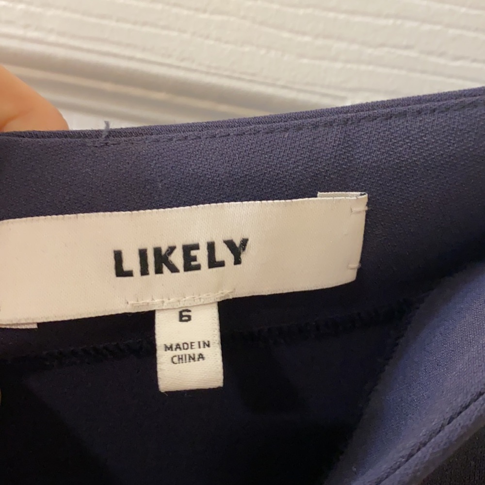 Likely packard navy blue dress size 6 - Picture 7 of 8